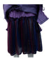 Distressed Layered Denim Skirt